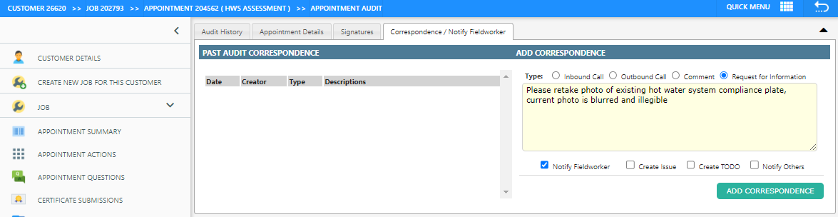 Audit - Comment