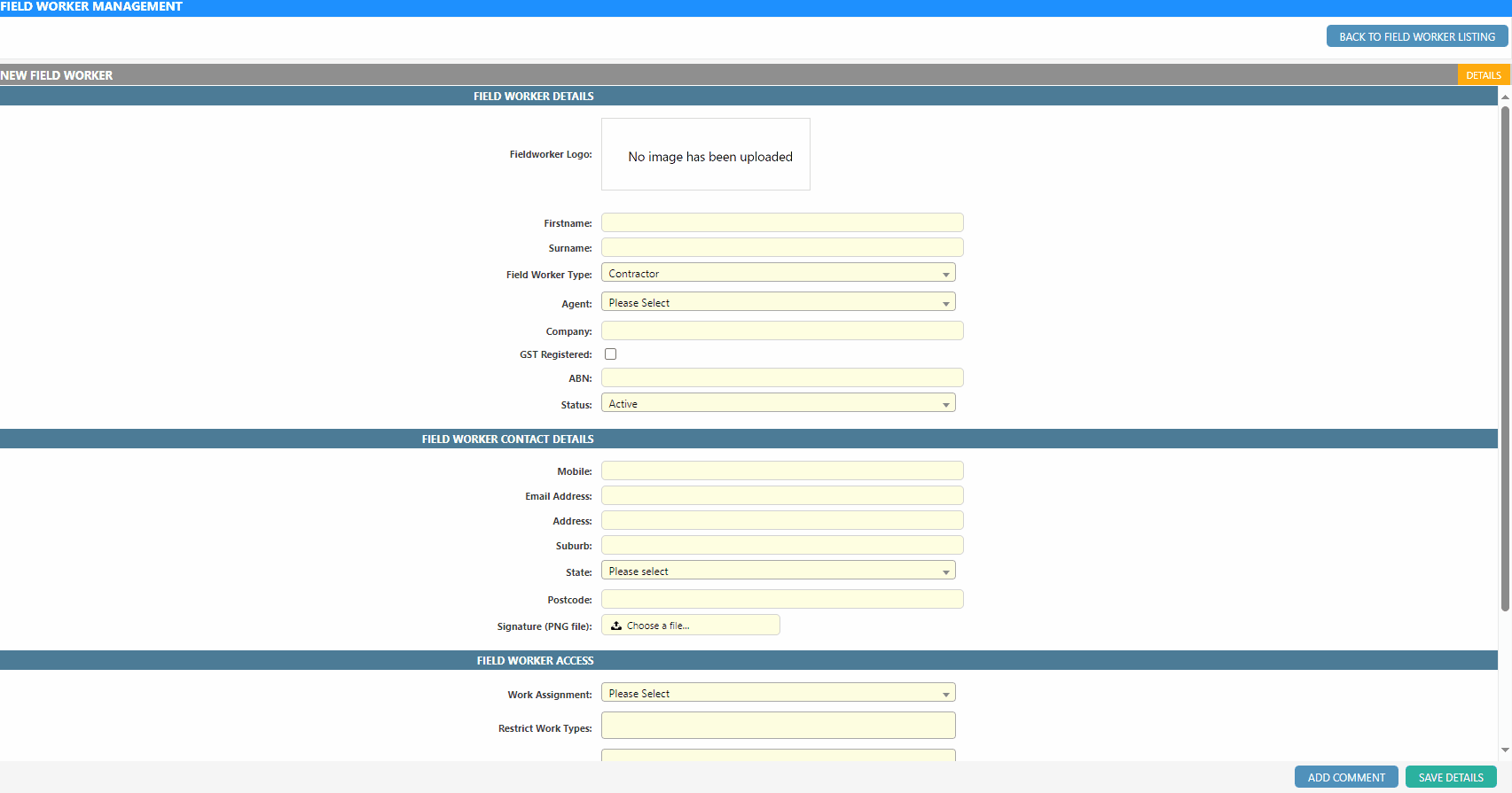 Fieldworker Config - Lite