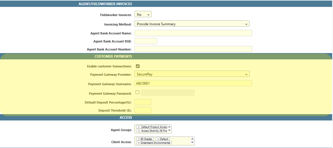 Credit Card Payments