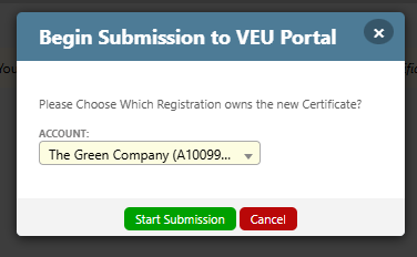 VEU Portal Integration