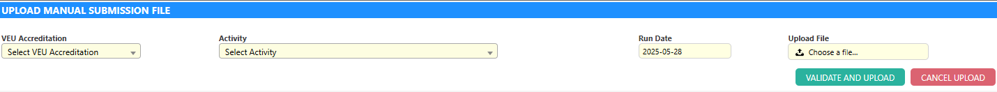 VEU Portal Integration
